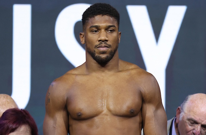 Joshua is set to return to the ring in April Photo Credit: Mark Robinson/Matchroom Boxing