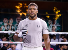 Anthony Joshua is heading out to America to reportedly link-up with trainer Derrick James Photo Credit: Mark Robinson/Matchroom Boxing