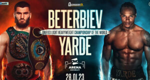 Artur Beterbiev is set to defend his unified world light heavyweight titles against Anthony Yarde in London on Saturday Photo Credit: Top Rank Boxing