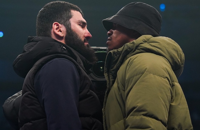 Beterbiev and Yarde came face-to-face in London in December Photo Credit: Queensberry Promotions