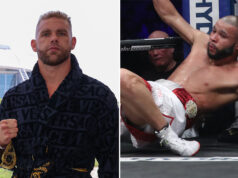 Billy Joe Saunders believes Chris Eubank Jr should hang up his gloves after his loss to Liam Smith Photo Credit: Ed Mulholland/Matchroom/Lawrence Lustig/BOXXER