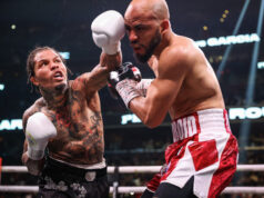 Gervonta Davis forced Hector Luis Garcia to retire on his stool in Washington on Saturday Photo Credit: Amanda Westcott/SHOWTIME