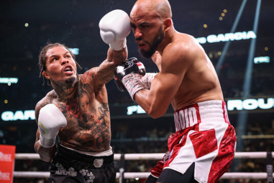 Gervonta Davis forced Hector Luis Garcia to retire on his stool in Washington on Saturday Photo Credit: Amanda Westcott/SHOWTIME