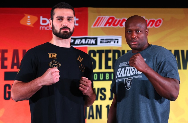 Vianello and Rice clash in a second heavyweight clash on the card Photo Credit: Mikey Williams/Top Rank via Getty Images