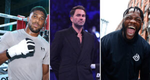 Eddie Hearn has ruled out an immediate Anthony Joshua-Deontay Wilder showdown but is keen to make the fight in 2023 Photo Credit: Mark Robinson/Matchroom Boxing/Henry DeLeon/TGB Promotions