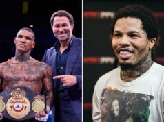 Eddie Hearn says he'd be open to making a fight between Gervonta Davis and Conor Benn in the future Photo Credit: Mark Robinson/Matchroom Boxing/Amanda Westcott/SHOWTIME