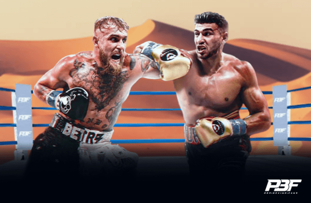 Jake Paul and Tommy Fury are reportedly set to fight on February 25 in Saudi Arabia Photo Credit: Pro Boxing Fans Jake Paul and Tommy Fury are reportedly set to fight on February 25 in Saudi Arabia Photo Credit: Pro Boxing Fans