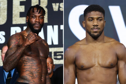Deontay Wilder says Anthony Joshua is not looking to fight him Photo Credit: Stephanie Trapp/TGB Promotions/Mark Robinson/Matchroom Boxing