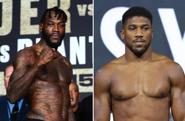 Deontay Wilder says Anthony Joshua is not looking to fight him Photo Credit: Stephanie Trapp/TGB Promotions/Mark Robinson/Matchroom Boxing