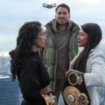 Serrano and Cruz face-to-face earlier this week Photo Credit: Melina Pizano/Matchroom