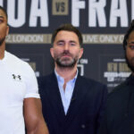 Joshua faces Franklin at the O2 Arena on April 1 Photo Credit: Mark Robinson/Matchroom Boxing