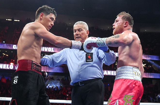 Canelo is looking to rematch Bivol later this year Photo Credit: Ed Mulholland/Matchroom