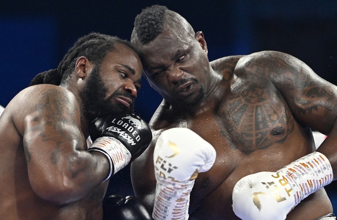 Franklin was edged out by Whyte in November Photo Credit: Matthew Pover/Matchroom Boxing