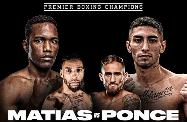 Subriel Matias takes on Jeremias Ponce for the vacant IBF super lightweight world title in Minnesota on Saturday Photo Credit: Premier Boxing Champions