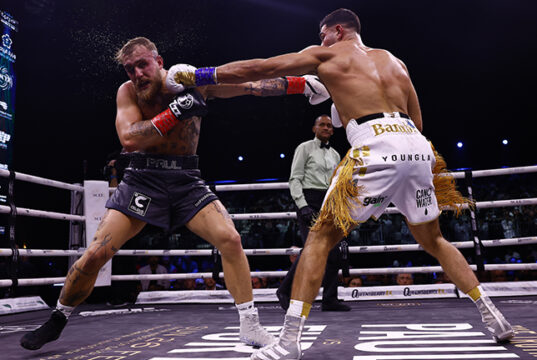 Tommy Fury maintained his unbeaten record by giving Jake Paul his first taste of defeat via Split Decision. Photo Credit: Skill Challenge Entertainment