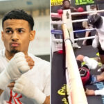 Rolly Romero was knocked down in sparring by J’Hon Ingram in a video which circulated online last week Photo Credit: Ryan Hafey/ Premier Boxing Champions