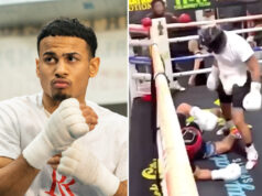 Rolly Romero was knocked down in sparring by J'Hon Ingram in a video which circulated online last week Photo Credit: Ryan Hafey/ Premier Boxing Champions