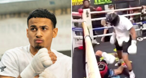 Rolly Romero was knocked down in sparring by J'Hon Ingram in a video which circulated online last week Photo Credit: Ryan Hafey/ Premier Boxing Champions