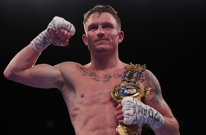 Smith puts his British super lightweight title on the line Photo Credit: Mark Robinson/Matchroom Boxing