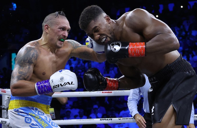 Joshua fights for the first time since losing to Usyk in their rematch in August Photo Credit: Mark Robinson/Matchroom Boxing