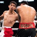Vargas overcame Magsayo in July to become WBC featherweight world champion Photo Credit: Ryan Hafey / Premier Boxing Champions