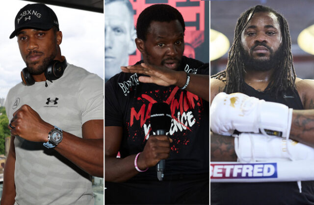 Dillian Whyte is unimpressed by Anthony Joshua facing Jermaine Franklin next Photo Credit: Mark Robinson/Matchroom Boxing