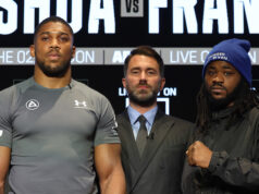 Anthony Joshua faces Jermaine Franklin in a crunch clash at the O2 Arena on Saturday Photo Credit: Mark Robinson/Matchroom Boxing