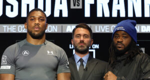 Anthony Joshua faces Jermaine Franklin in a crunch clash at the O2 Arena on Saturday Photo Credit: Mark Robinson/Matchroom Boxing