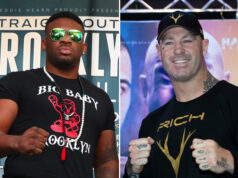 Jarrell Miller faces Lucas Browne in Dubai on Saturday Photo Credit: Ed Mulholland/Mark Robinson/Matchroom Boxing