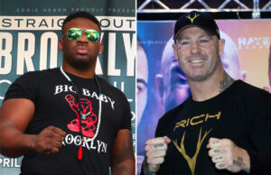 Jarrell Miller faces Lucas Browne in Dubai on Saturday Photo Credit: Ed Mulholland/Mark Robinson/Matchroom Boxing