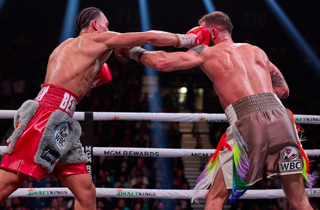 Benavidez and Plant finally settled their grudge Photo Credit: Esther Lin/SHOWTIME