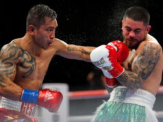 Mercito Gesta outpoints Joseph Diaz Jr via a 10-Round Split Decision. Photo Credit: Golden Boy Promotions.