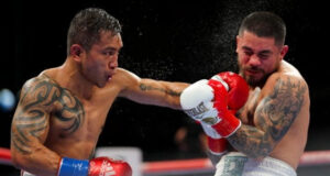 Mercito Gesta outpoints Joseph Diaz Jr via a 10-Round Split Decision. Photo Credit: Golden Boy Promotions.