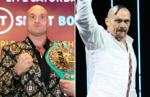 Tyson Fury and Oleksandr Usyk's undisputed heavyweight title fight appears to be off Photo Credit: Mikey Williams/Top Rank via Getty Images/Mark Robinson Matchroom Boxing