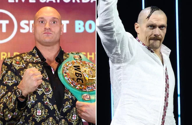 Fury and Usyk failed to reach a deal with their fight collapsing last week Photo Credit: Mikey Williams/Top Rank via Getty Images/Mark Robinson Matchroom Boxing