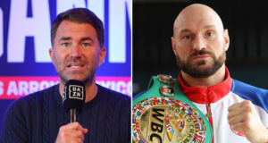 Eddie Hearn believes Tyson Fury is asking for too much money to face Oleksandr Usyk Photo Credit: Ed Mulholland/Matchroom/Mikey Williams/Top Rank via Getty Images