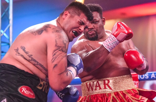 Miller saw off Bracamonte on his return to action in June after an almost four-year lay-off Photo Credit: BOXEO DE PRIMERA