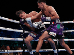 Diego Pacheco stopped Jack Cullen in impressive fashion at the M&S Arena in Liverpool. Photo Credit: Matchroom Boxing.