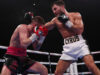 Cyrus Pattinson headlined in Newcastle for the first time in his career as he claimed a ninth round stoppage over former British champion Chris Jenkins. Photo Credit: Mark Robinson/Matchroom Boxing.