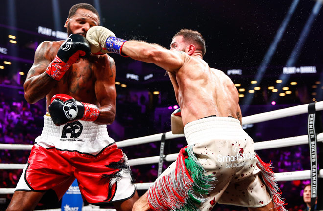 Plant brutally knocked out Dirrell in October Photo Credit: Stephanie Trapp/TGB Promotions