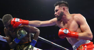 Former unified champion Jose Ramirez has earned another shot at the WBC junior welterweight title after seeing off Richard Commey last night in eleven rounds. Photo Credit: Top Rank Boxing.