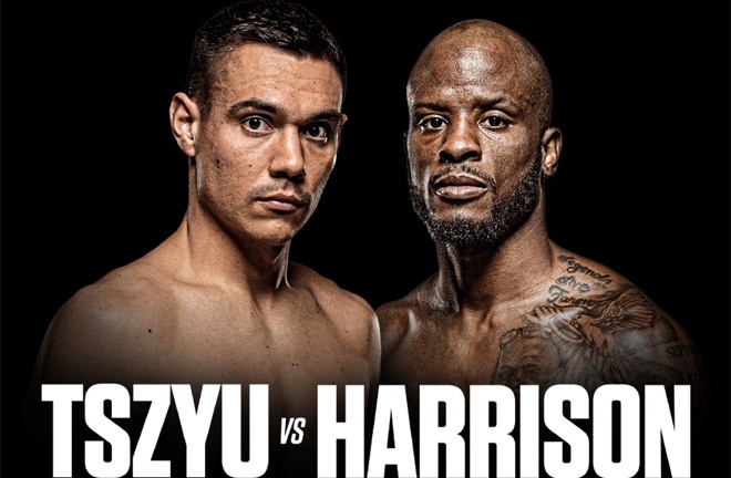 Tim Tszyu faces Tony Harrison in a high stakes super welterweight clash in Sydney Photo Credit: Premier Boxing Champions