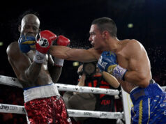 Tim Tszyu stopped former world champion, Tony Harrison in the ninth round in Sydney on Saturday Photo Credit: SHOWTIME Boxing Twitter