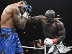 Carlos Takam defeated bookies favourite Tony Yoka in Paris with a split decision victory. Photo Credit: BOXXER/Lawrence Lustig