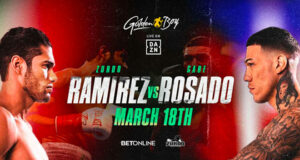 Gilberto Ramirez faces Gabriel Rosado in California on Saturday, live on DAZN Photo Credit: Golden Boy Promotions