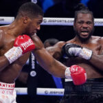 Joshua was unable to secure the statement performance he desired against Franklin Photo Credit: Dave Thompson/Matchroom Boxing
