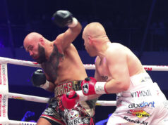 Lukasz Rozanski stunned Alen Babic with a ruthless first round knockout in Poland Photo Credit: BOXXER / Lawrence Lustig