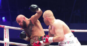 Lukasz Rozanski stunned Alen Babic with a ruthless first round knockout in Poland Photo Credit: BOXXER / Lawrence Lustig