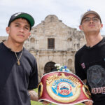 Jesse ‘Bam’ Rodriguez faces Cristian Gonzalez for the vacant WBO flyweight world title in San Antonio on Saturday, live on DAZN Photo Credit: Melina Pizano/Matchroom