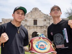 Jesse 'Bam' Rodriguez faces Cristian Gonzalez for the vacant WBO flyweight world title in San Antonio on Saturday, live on DAZN Photo Credit: Melina Pizano/Matchroom